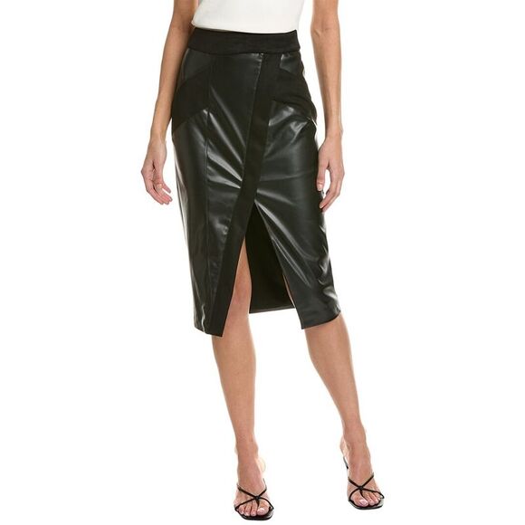 Fate Nightlife Sequinned Midi skirt In Black